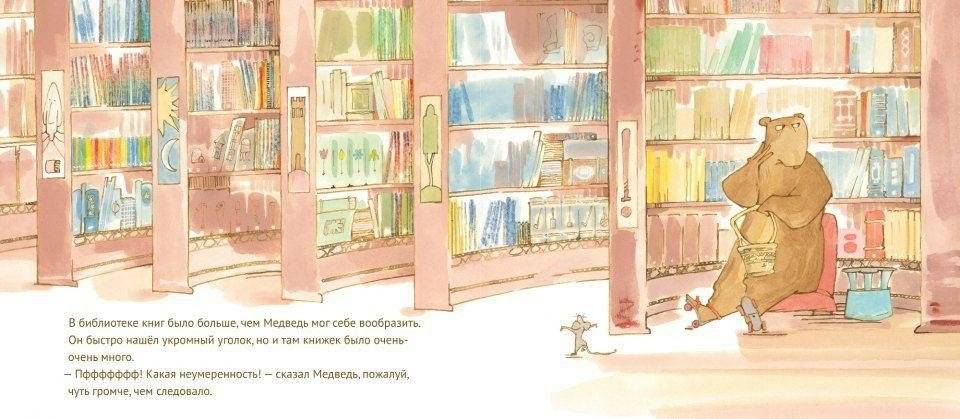 Медведь в библиотеке фото книги 2