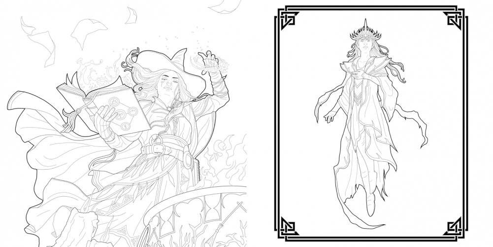 The Dungeons & Dragons Coloring Book фото книги 5