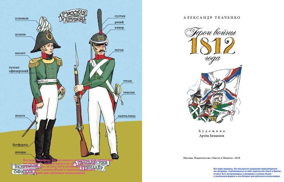 Герои войны 1812 года фото книги 2