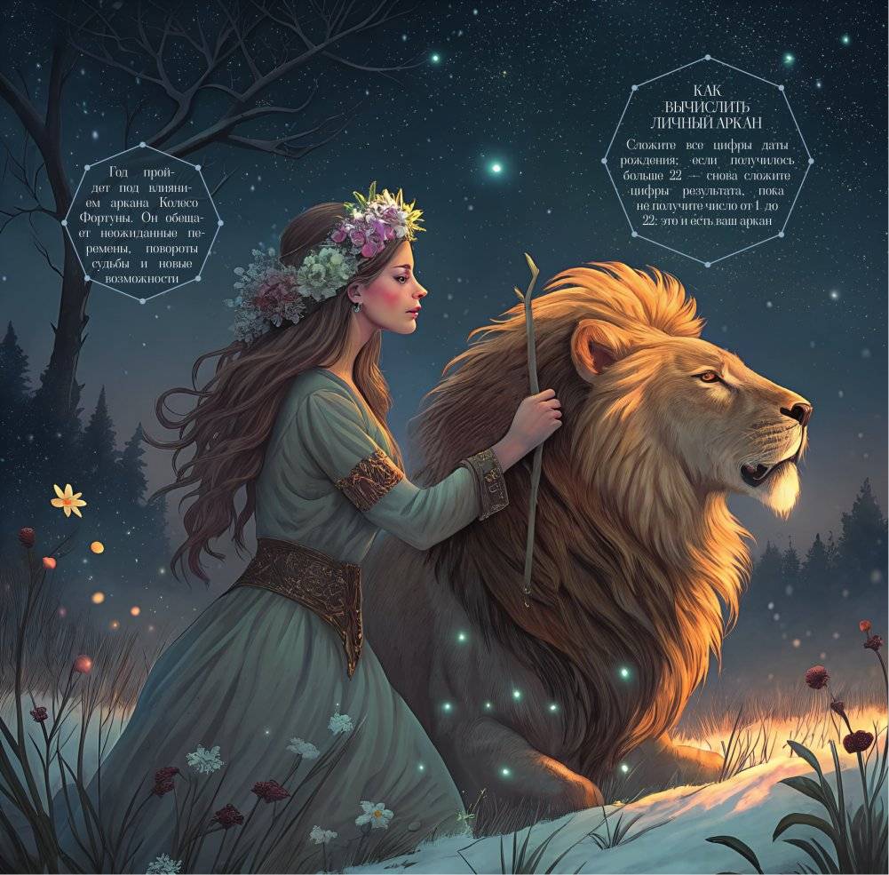 Аркан Таро каждого месяца. Матрица судьбы с расшифровками 2026 фото книги 2