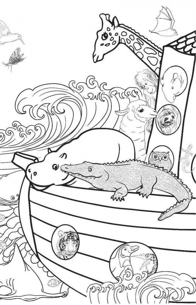 Удивительные животные. Мини-раскраска-антистресс для творчества и вдохновения фото книги 4