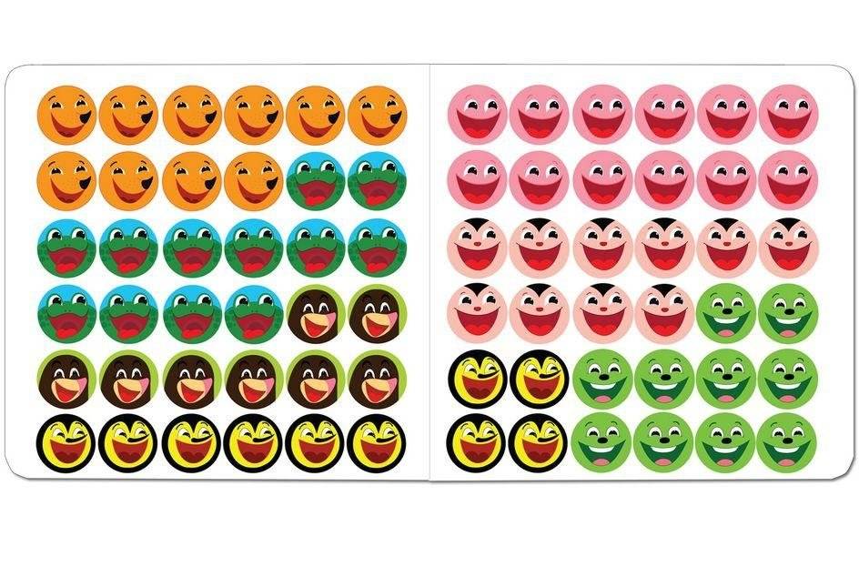 Добрые наклейки. Улыбнись розовой лягушке фото книги 4