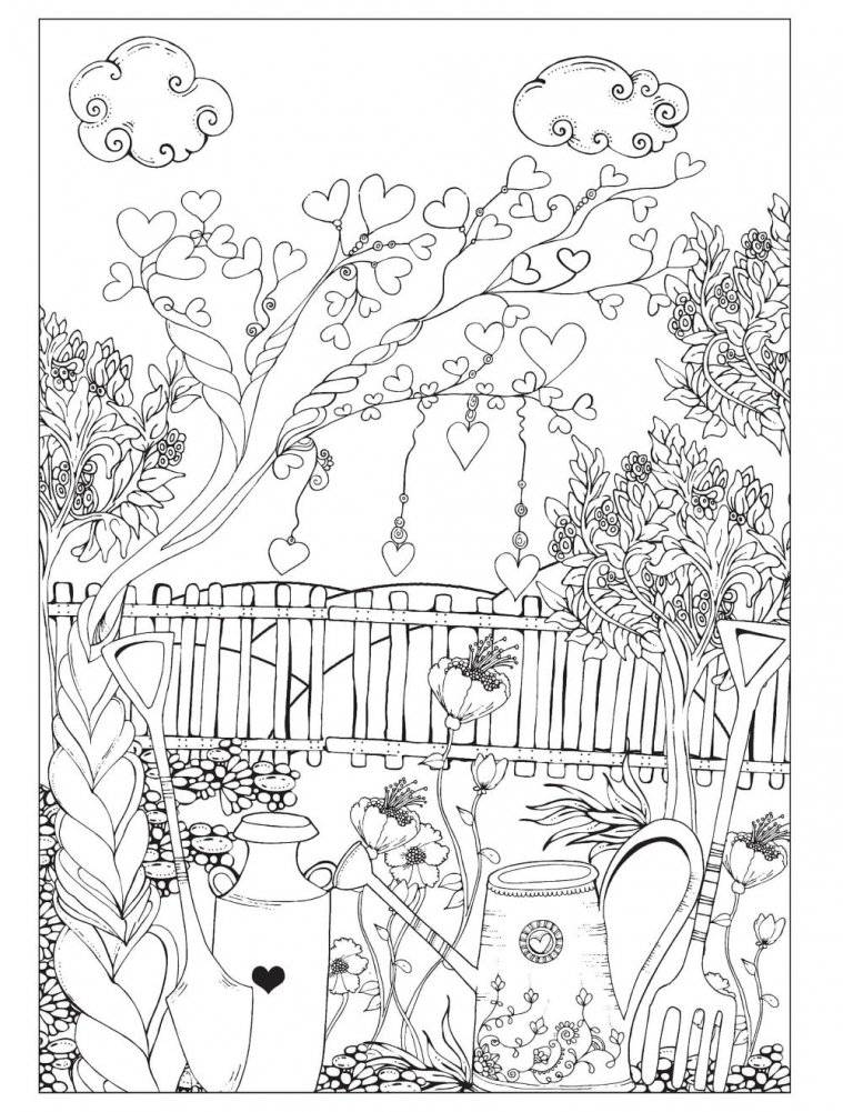 Creative Haven Love Is in the Air! Coloring Book фото книги 4