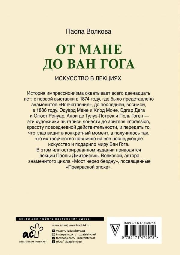 От Мане до Ван Гога — самая человечная живопись фото книги 2