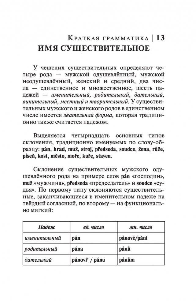 Чешский язык. 4-в-1: грамматика, разговорник, чешско-русский словарь, русско-чешский словарь фото книги 13