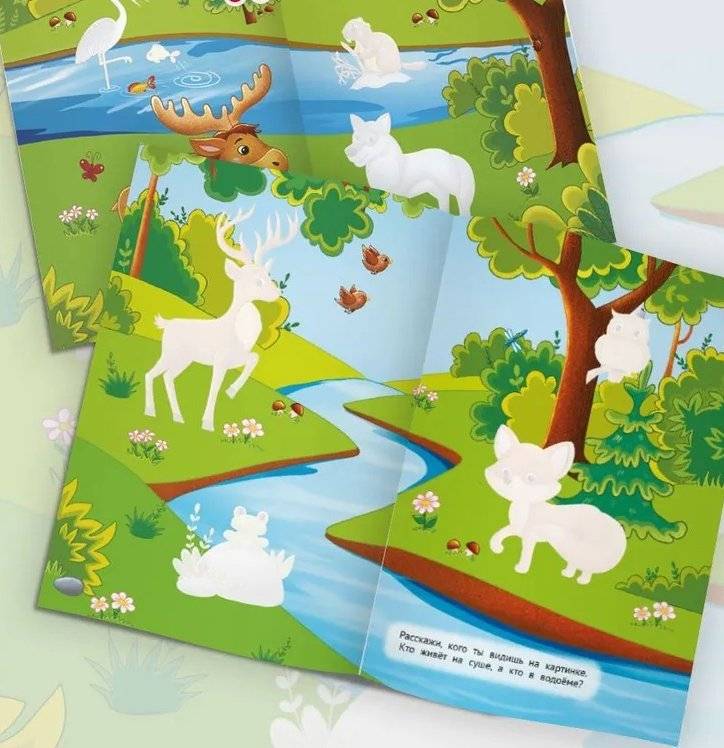 Многоразовая водная раскраска. "В лесу" фото книги 2