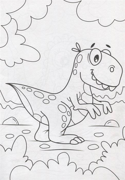 Мир динозавров. Раскраска фото книги 2