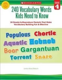 240 Vocabulary Words Kids Need to Know. Grade 4 фото книги