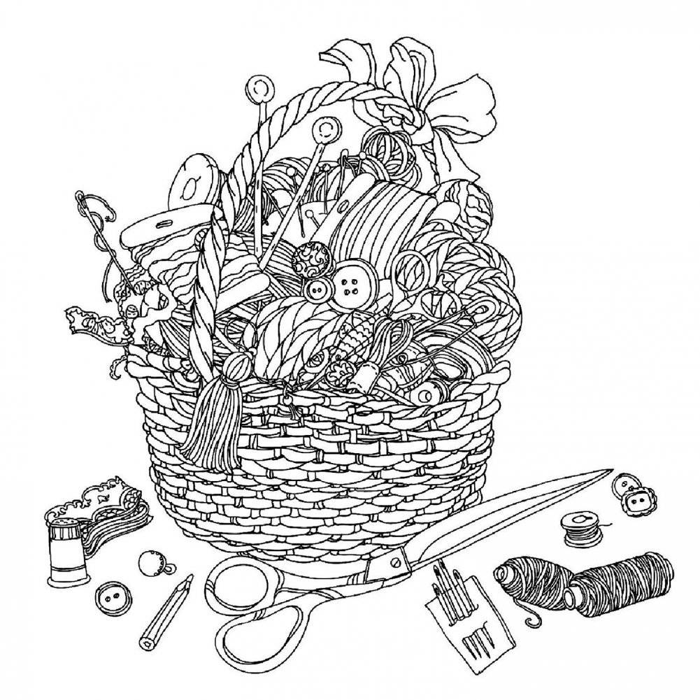 Раскраска-антистресс Bourgeois "Romantic Mood", 250x250 мм, 36 листов фото книги 3