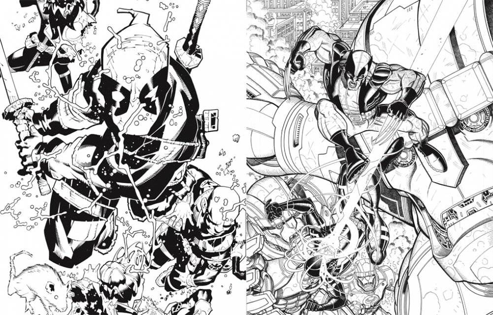 Marvel`s Deadpool: the Official Colouring Book фото книги 4