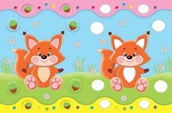 Лисичка. Развивающие наклейки для малышей фото книги 2