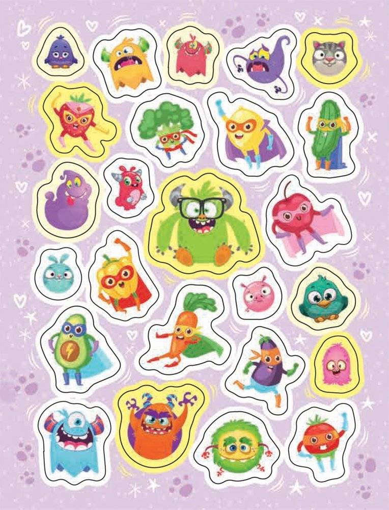 100 наклеек. Самые забавные наклейки фото книги 2