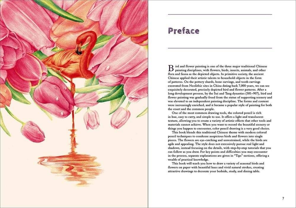 Birds and Flowers in Colored Pencil: Step-by-Step Tutorials and Techniques фото книги 2