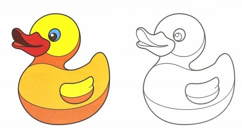 Уточка. Простые рисунки, яркие образцы фото книги 2