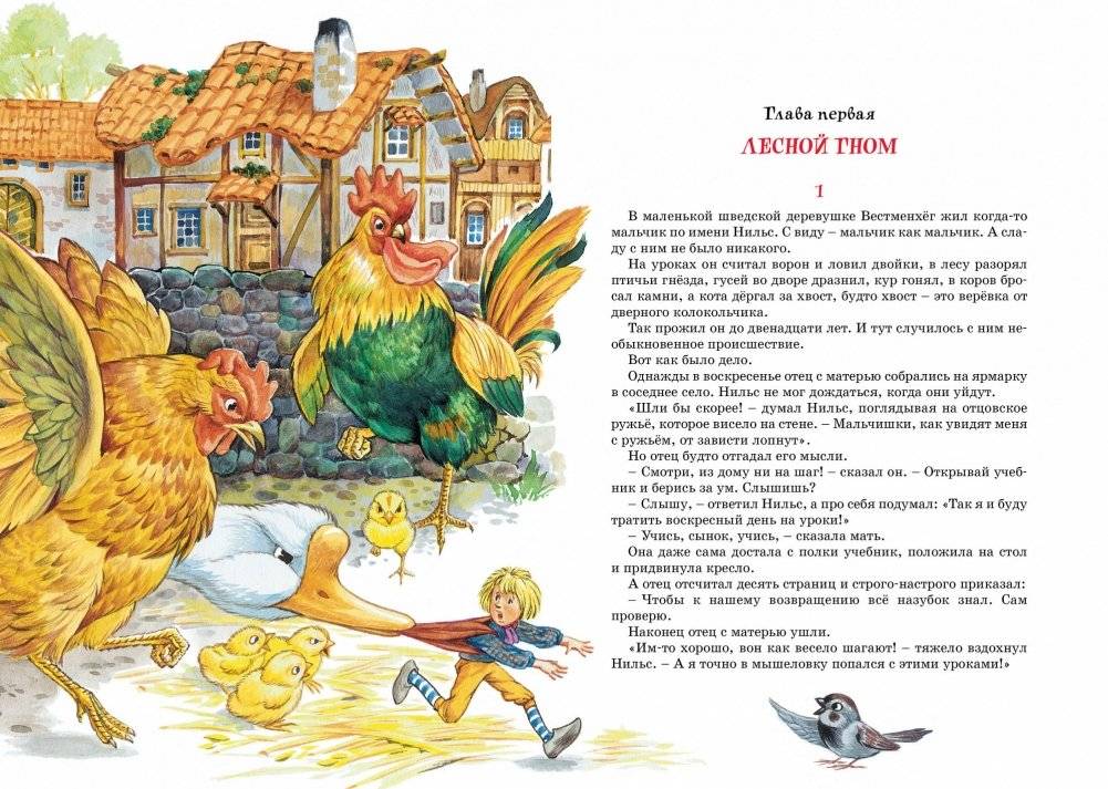 Чудесное путешествие Нильса с дикими гусями фото книги 2