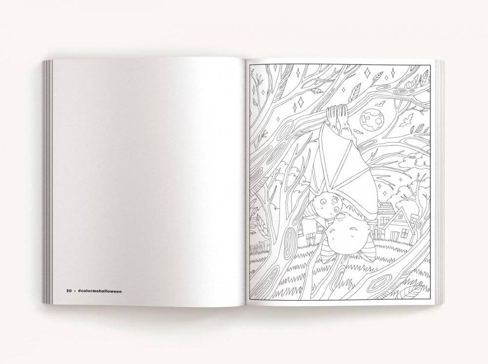 Color Me Halloween: A Spooky Coloring Book фото книги 2