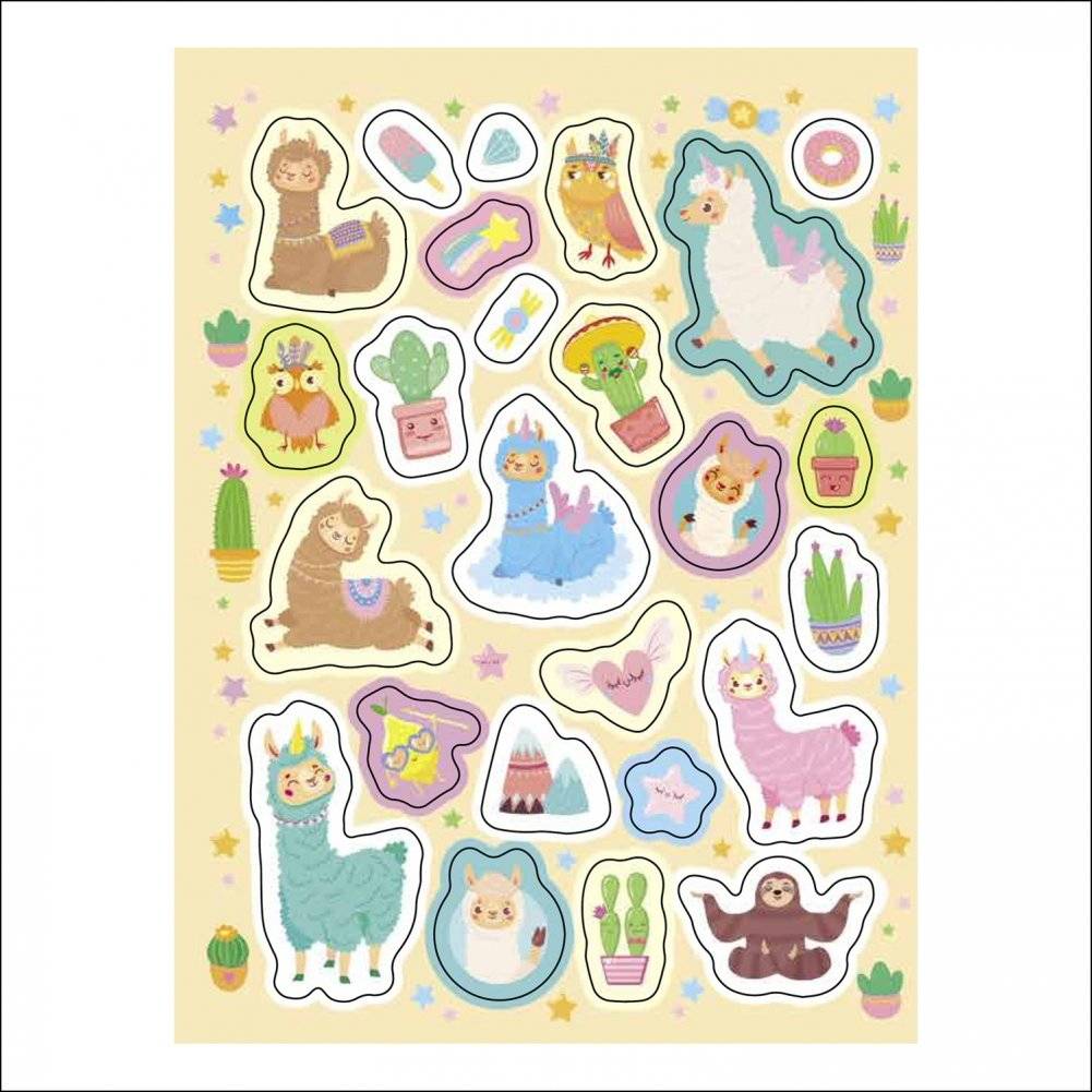 100 наклеек. Ламы фото книги 5