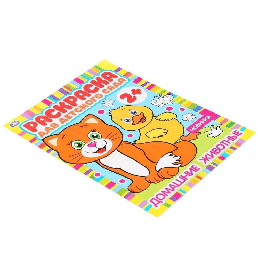 Домашние животные. Раскраска для детского сада фото книги 5