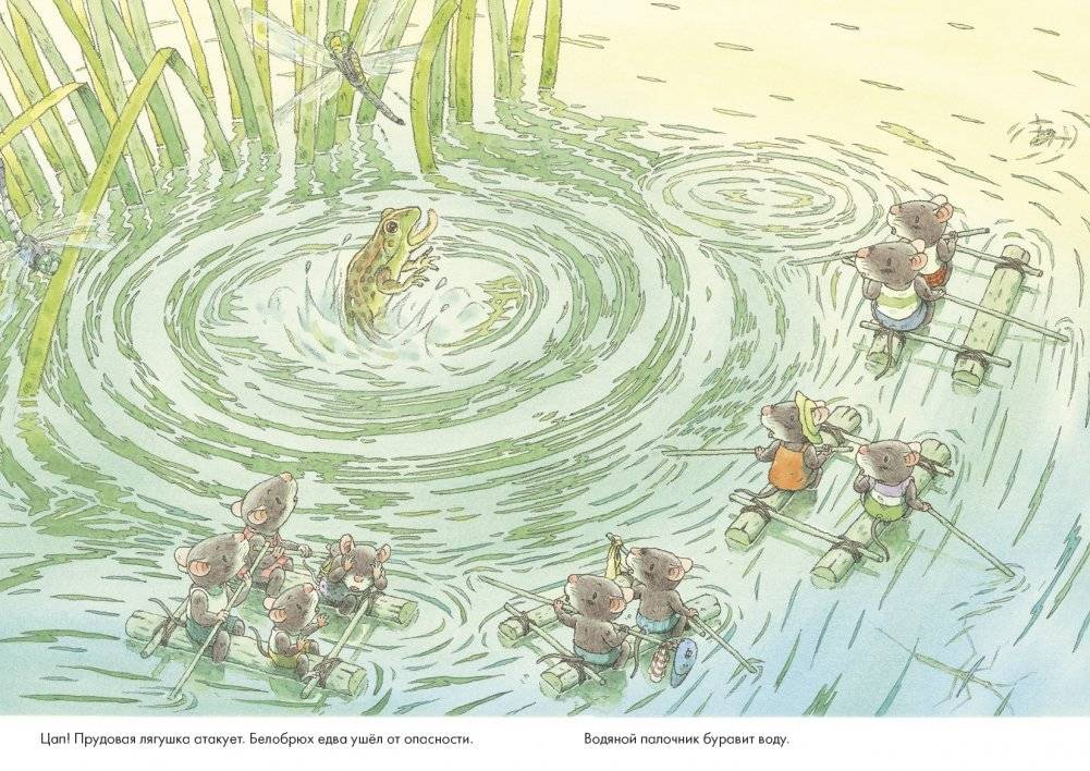 14 лесных мышей. Стрекозиный пруд фото книги 2