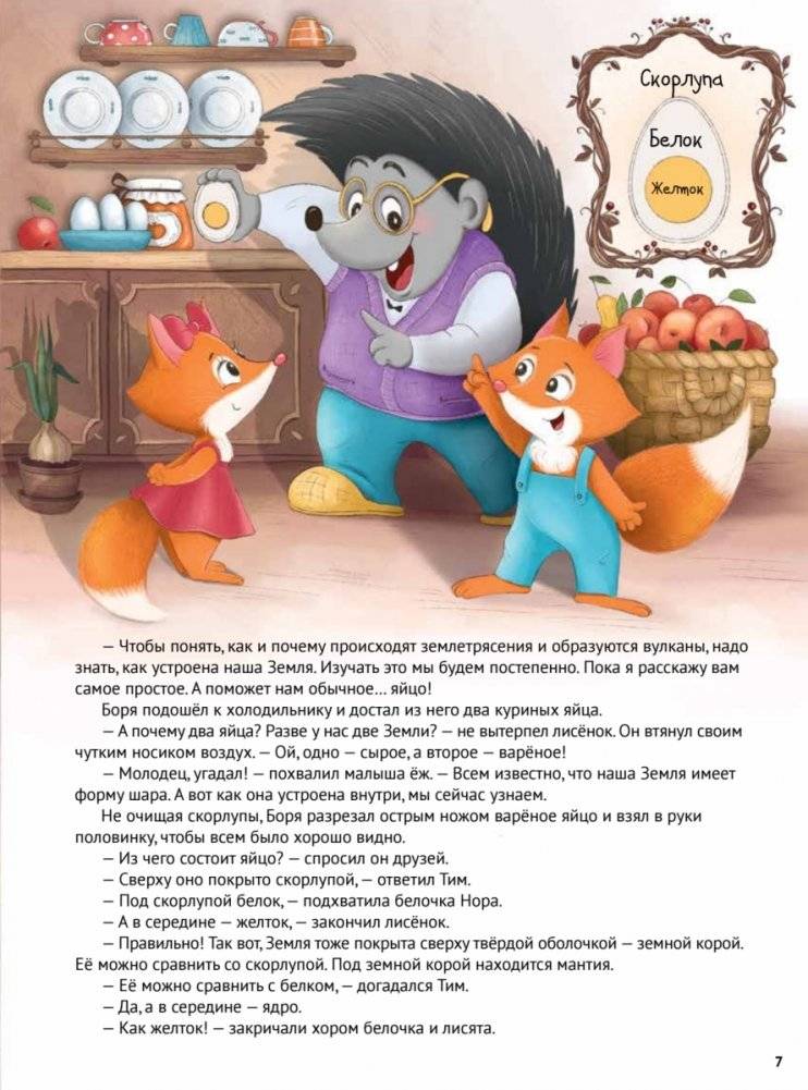 Любопытный енотик Тим! Почему Земля круглая, внутри горячая, а снаружи неровная? Книжка подготовишки фото книги 10