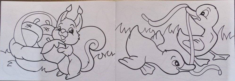 Раскраска для самых маленьких. Зверушки фото книги 2