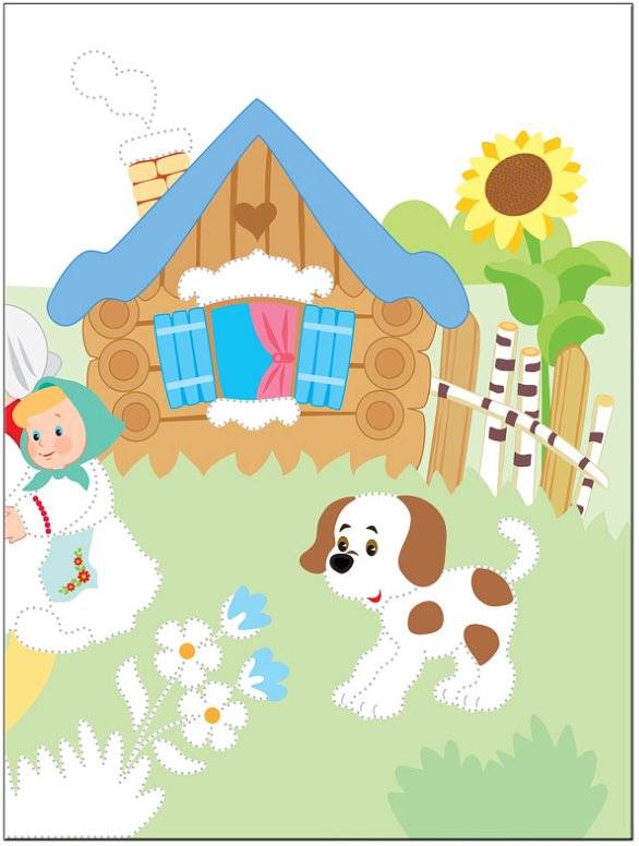 Рисуем по точкам. Репка фото книги 6