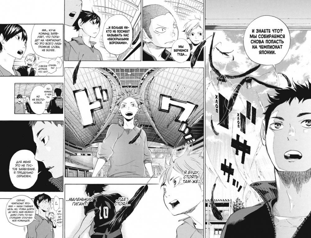 Волейбол! Книга 1. Хината и Кагэяма. Вид с высоты фото книги 5