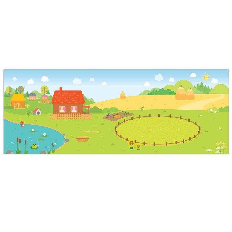 Малышарики. Игра-панорамка "В деревне" фото книги 6