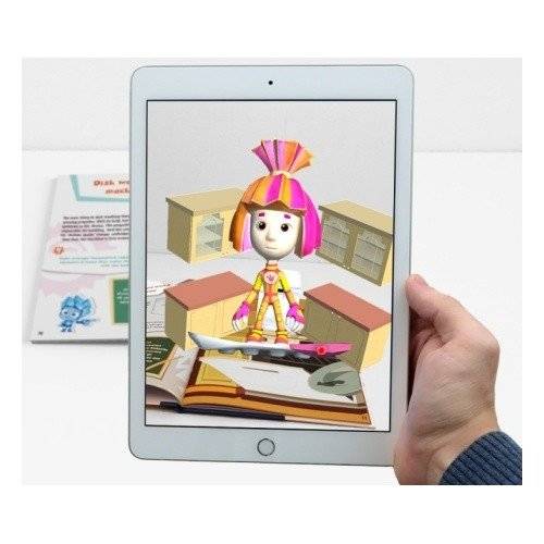 Комплект из 2-х книг. 4D Энциклопедия в дополненной реальности. "Азбука 2.0." и "Фиксики. Домашние помощники" фото книги 4