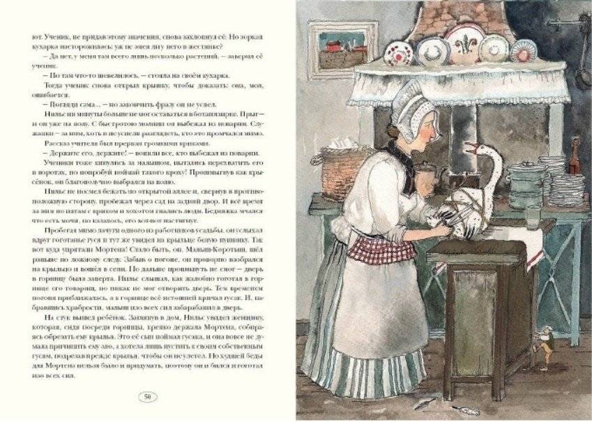 Удивительное путешествие Нильса Хольгерссона с дикими гусями по Швеции фото книги 3