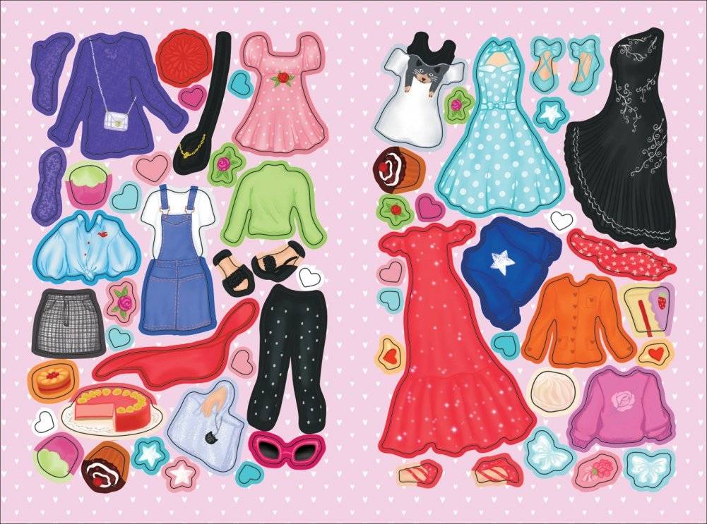 Наряди куклу. На прогулке фото книги 3