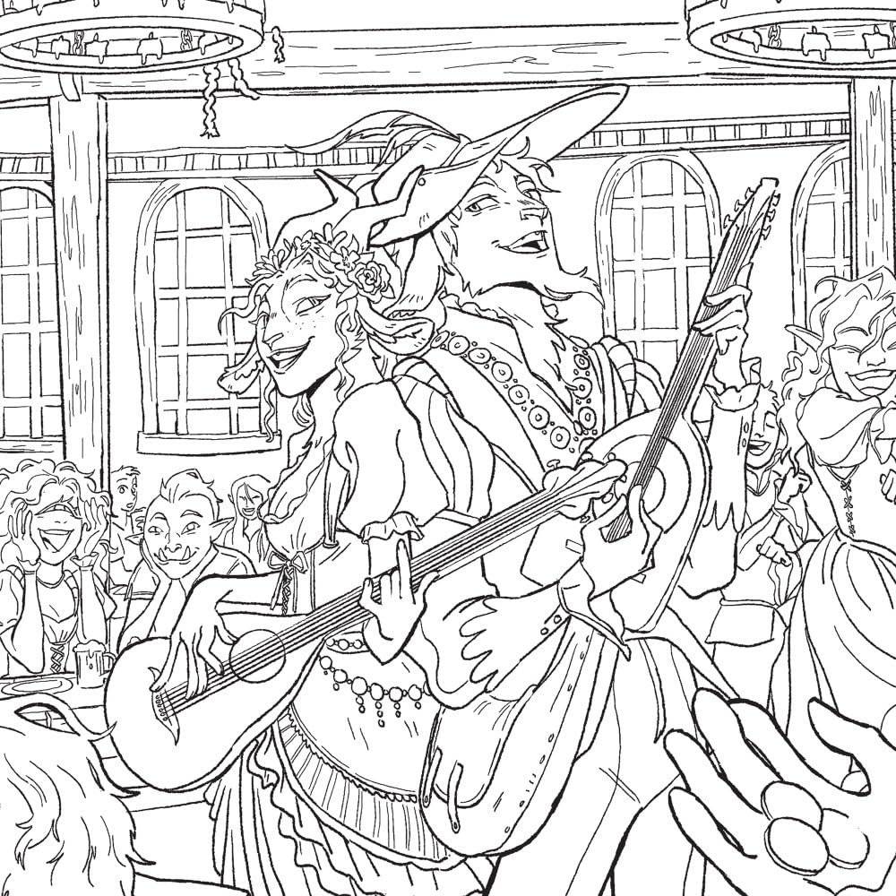 Everyday Magic: A Cozy Fantasy Coloring Book фото книги 5