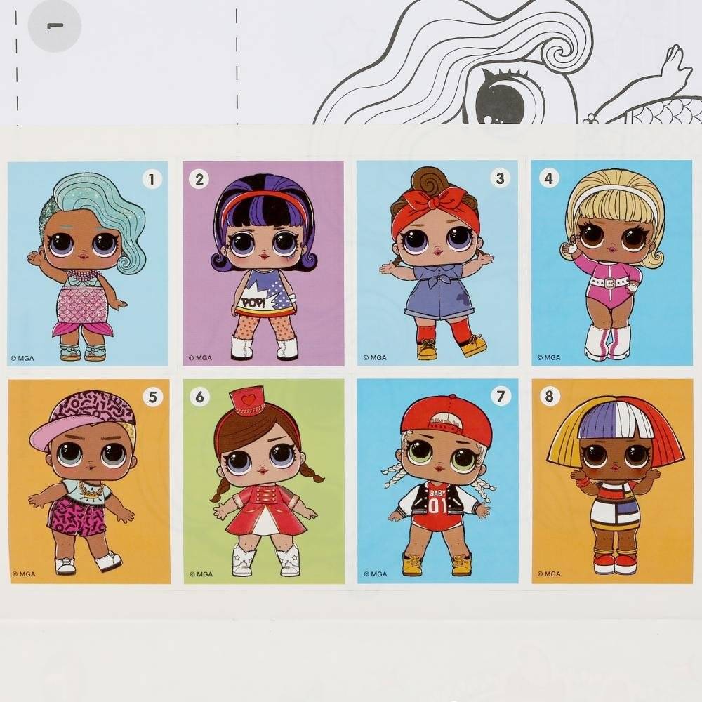 Лол. Раскраска фото книги 3