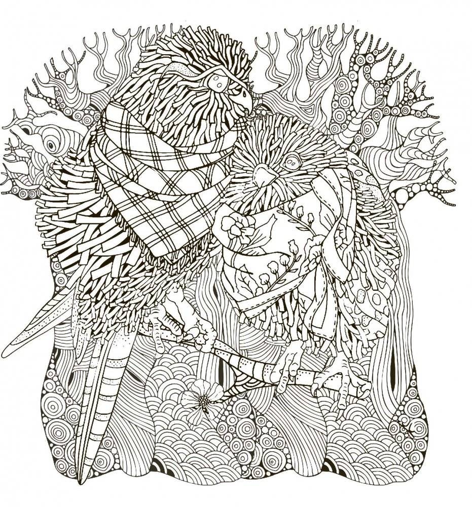 Раскраска-антистресс. Весенняя нежность фото книги 8