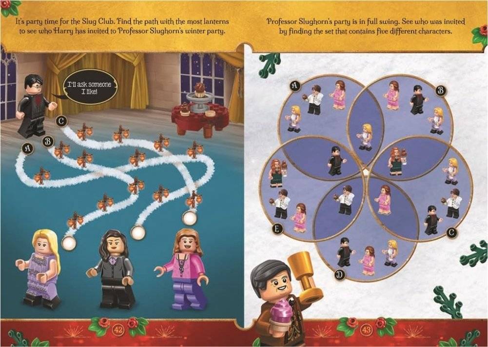 Lego Harry Potter: Magical Christmas (with Harry Potter Minifigure and Festive Mini-Builds) фото книги 5