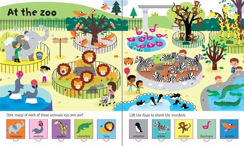 Lift-the-Flap Numbers фото книги 2