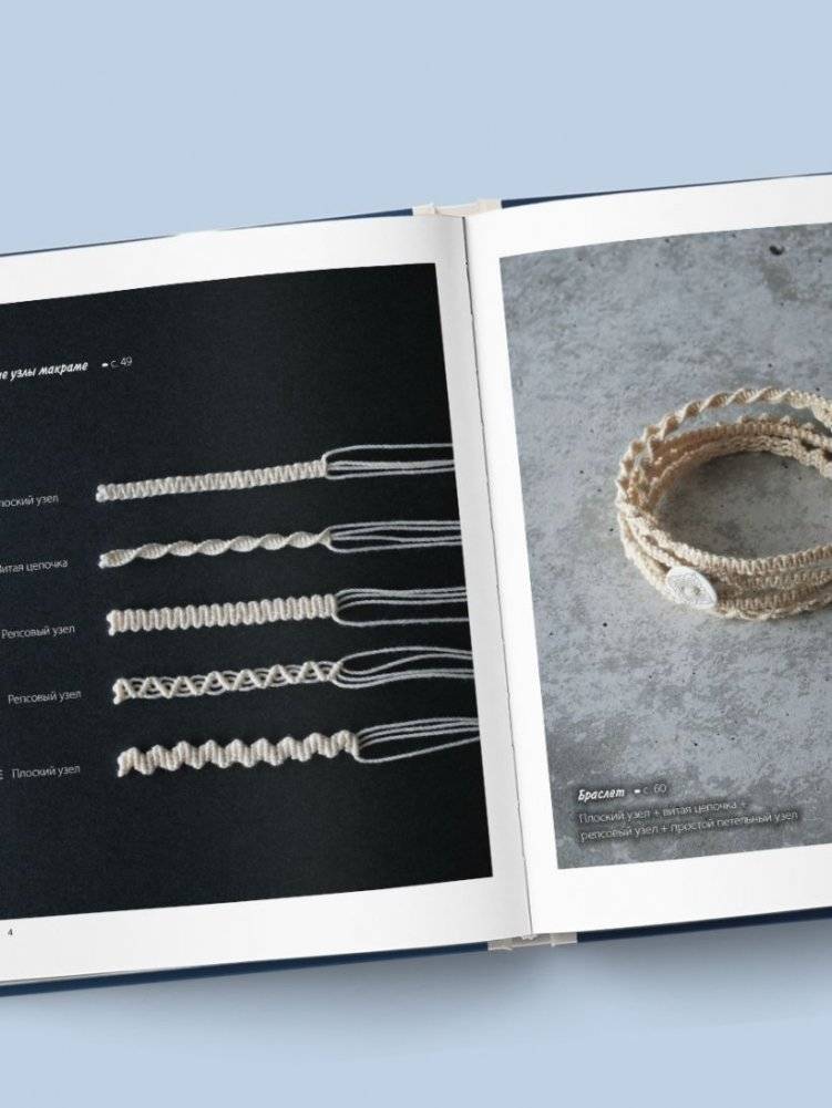Японское ажурное макраме. 45 изящных украшений для стильного образа фото книги 4