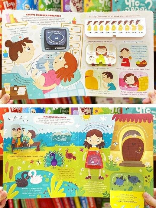 Откуда берутся дети? Книжка с окошками фото книги 3