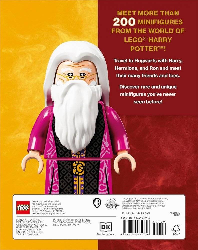 Lego Harry Potter Character Encyclopedia фото книги 2