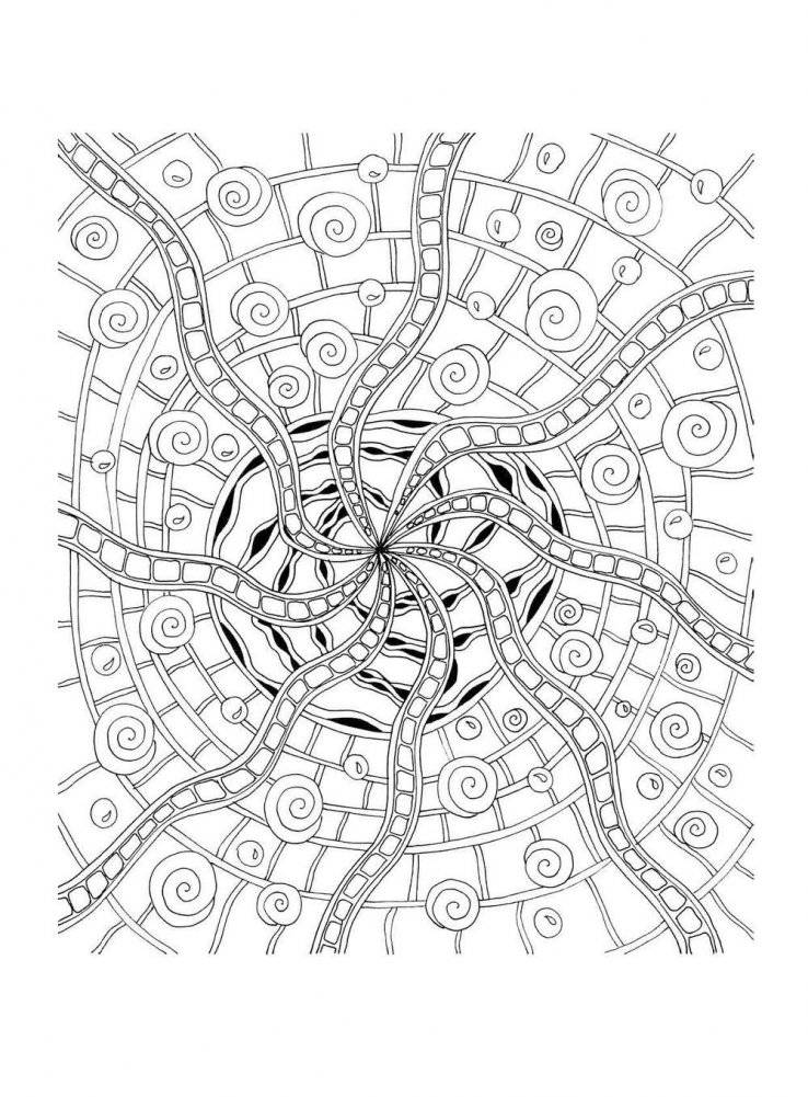 Дзен-дудлинг. Успокаивающие завитки фото книги 7