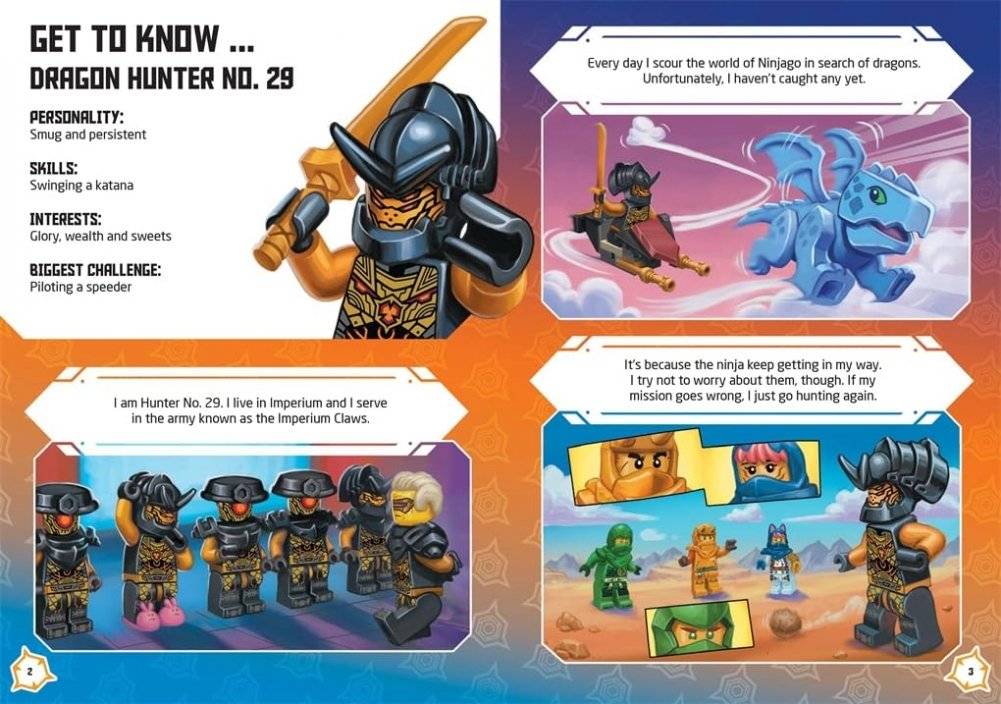 LEGO NINJAGO: Empire Warrior (with Dragon Hunter minifigure and Speeder mini-book) фото книги 2