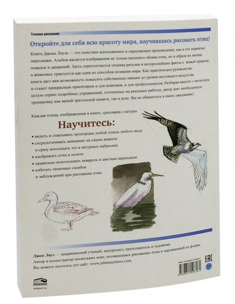 Как рисовать птиц. Руководство фото книги 12