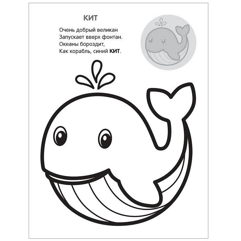 Раскраска с наклейками "В море" фото книги 3