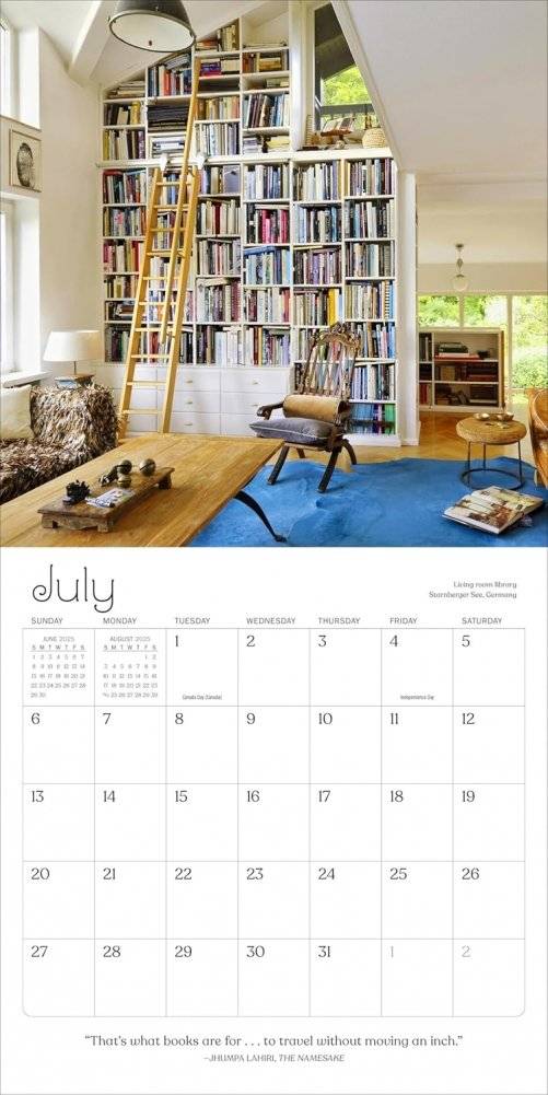 A calendar for book lovers wall calendar 2025 фото книги 4