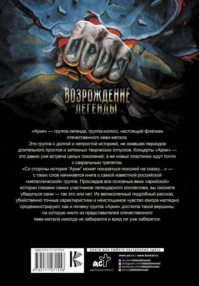 Ария: Возрождение Легенды. Архивные фотографии, документы, живой рассказ участников фото книги 2