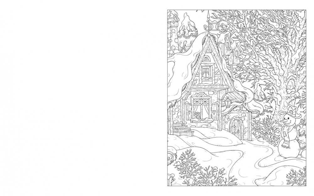 The Cosy Christmas Colouring Book фото книги 2