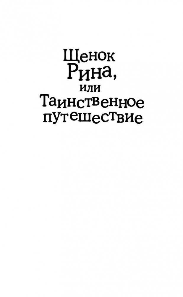 Щенок Рина, или Таинственное путешествие фото книги 3