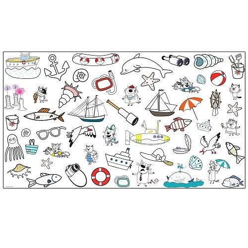 Три кота. Игра-раскраска. Морские игры фото книги 2