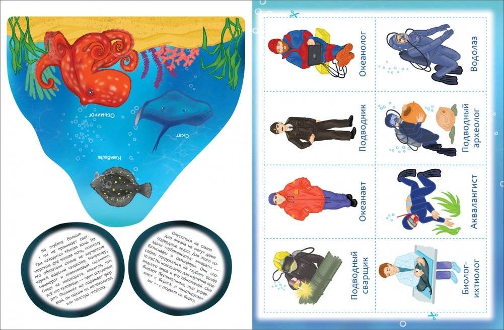 Lapbook. Подводный мир. Интерактивная игровая папка фото книги 2
