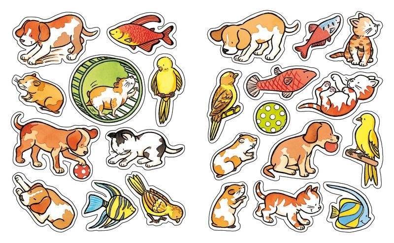 Домашние питомцы (с наклейками) фото книги 3